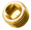 Square Socket - Zinc, Yellow